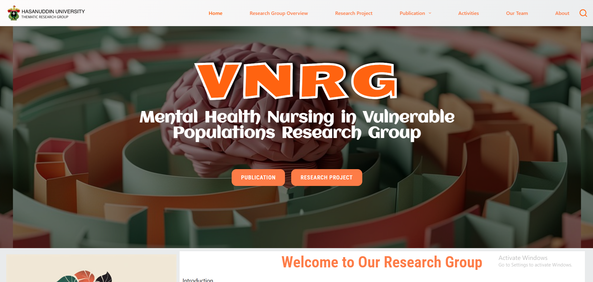Mental Health In Vulnerable Populations Research Group