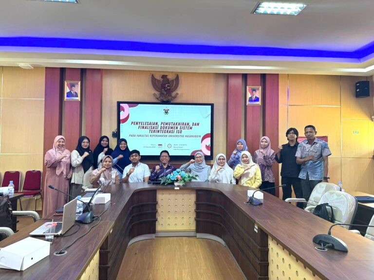 F.Kep Unhas Perkuat Kesiapan Dokumen Sistem Manajemen Terintegrasi